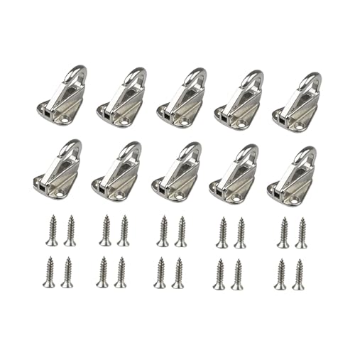 Harilla 10 stück Marine Haken Boot Clip Hardware Outdoor Boot Zubehör Boot Aufhänger für Anhänger RV von Harilla