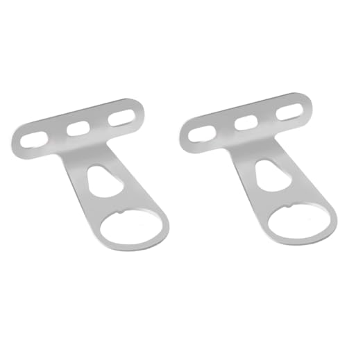 Harilla 2X Fahrradkorb vorne, Feste Halterung, Halterungen, universell, für die Installation des Fahrradkorbs für Mountainbikes, Silber Harilla 2X Fahrradkorb vorne, Feste Halterung, Halterungen, universell, für die Installation des Fahrradkorbs für Mountainbikes, Silber von Harilla