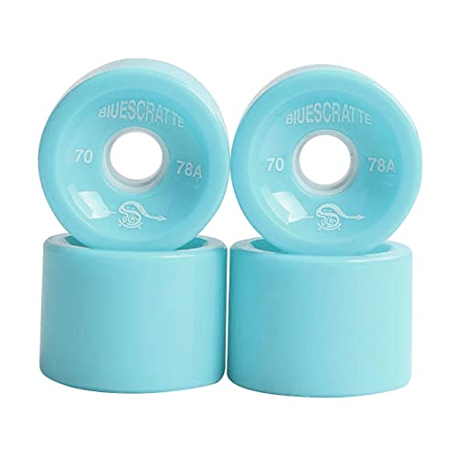 Harilla 4X 78A Härte Skateboard Rollen 70X51mm Longboard Roller, Hellblau, 70 x 51 mm Harilla 4X 78A Härte Skateboard Rollen 70X51mm Longboard Roller, Hellblau, 70 x 51 mm von Harilla