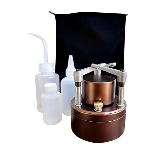 Harilla 5-teiliges Set mit Spiritusbrenner, Campingöfen, Gadgets, tragbare Spiritusbrenner, Spiritusöfen für den Innen- und Außenbereich, Grillen, Braun Ohne Ring von Harilla