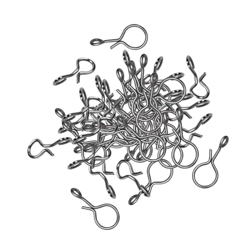 Harilla 50 Stück Fliegenfischen Snap No Knot Snap Lure Connector Quick Change für Angelclips Süßwasser Salzwasser Jigs Köder Zubehör, L Harilla 50 Stück Fliegenfischen Snap No Knot Snap Lure Connector Quick Change für Angelclips Süßwasser Salzwasser Jigs Köder Zubehör, L von Harilla