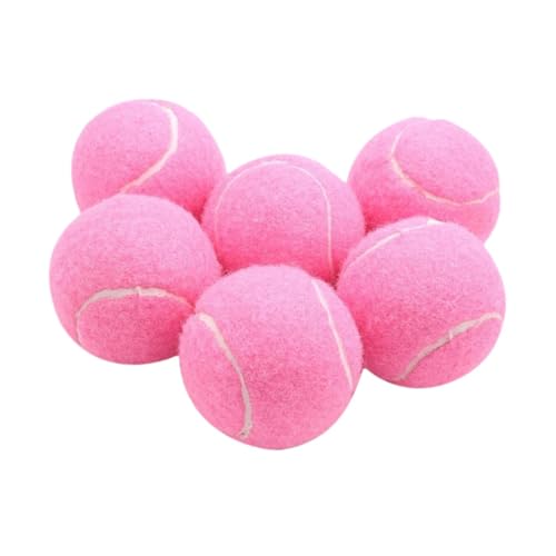 Harilla 6X Tennisbälle Verschleißfeste Hundebälle Trainingsbälle Elastische Bälle für Spiele Outdoor-Aktivitäten Indoor Schlägersport, ROSA Harilla 6X Tennisbälle Verschleißfeste Hundebälle Trainingsbälle Elastische Bälle für Spiele Outdoor-Aktivitäten Indoor Schlägersport, ROSA von Harilla