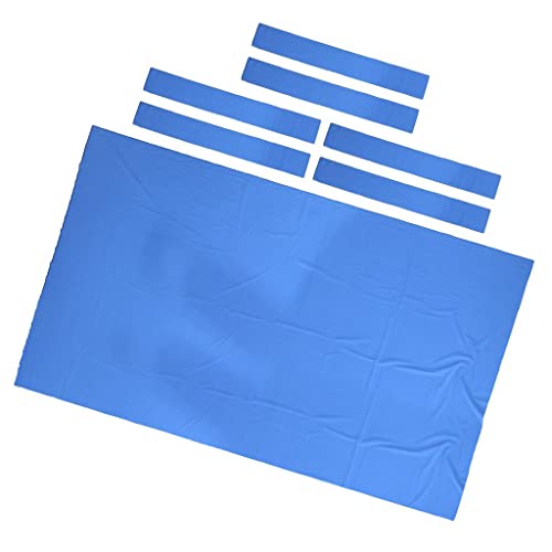 Harilla 8FT / 7FT Billard Tuch Billard Pad Pad Ersatz, Blau, 7ft Harilla 8FT / 7FT Billard Tuch Billard Pad Pad Ersatz, Blau, 7ft von Harilla