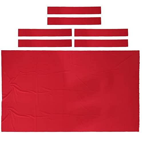 Harilla 8FT / 7FT Billard Tuch Billard Pad Pad Ersatz, Rot, 8ft Harilla 8FT / 7FT Billard Tuch Billard Pad Pad Ersatz, Rot, 8ft von Harilla