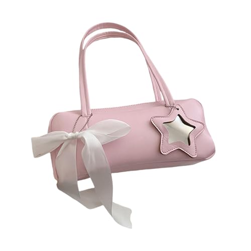 Harilla Achseltasche für Damen, süße Schultertasche im Retro-Stil für Urlaub, Party, Reisen, Dame, ROSA von Harilla