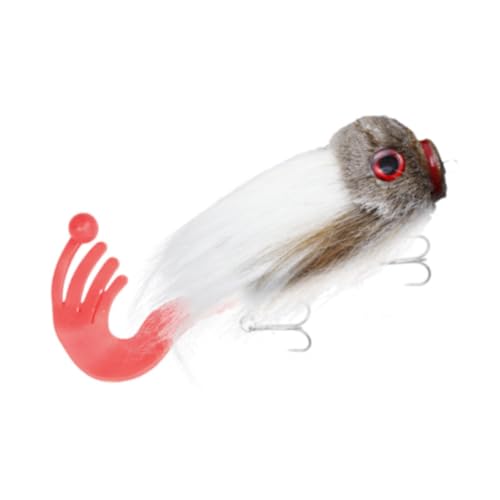 Harilla Angelköder, Angelausrüstung, lebensechte Angelzubehör, realistische Geschenke für Angler, Angelköder, Kunstköder, Weiß von Harilla