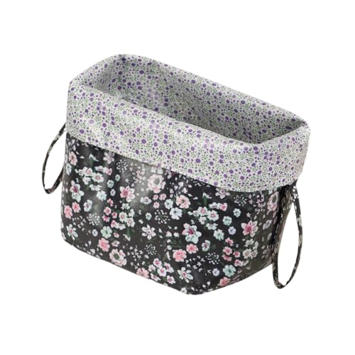 Harilla Aufbewahrungstasche für Make-up, Beautycase, Blumenmuster, wasserabweisend, aufhängbares Stiftetui, Snack-Organizer-Tasche für Bleistiftgarn, Groß von Harilla