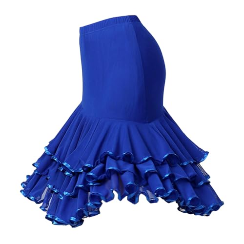 Harilla Ballsaal Tanzrock Partykleid Tanzkostüm Zubehör für Bühnenauftritte, Blue L von Harilla