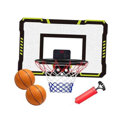 Harilla Basketballkorb mit elektronischer Anzeigetafel, multifunktional, Outdoor-Sport für Teenager, Jungen und Mädchen, Innen-, Schwarz von Harilla