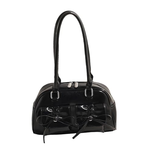 Harilla Damen Umhängetasche aus PU- mit Fliege, elegant, süß, für die Arbeit, Party, Schwarz Harilla Damen Umhängetasche aus PU- mit Fliege, elegant, süß, für die Arbeit, Party, Schwarz von Harilla