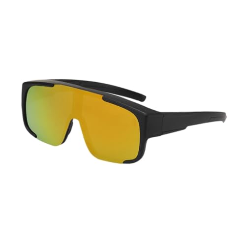 Harilla Fahrradbrille, Sonnenbrille, Blendschutz, Winddichte Sport-Sonnenbrille, Schutzbrille zum Autofahren, Wandern, Skifahren, Outdoor-Aktivitäten, Gelb von Harilla