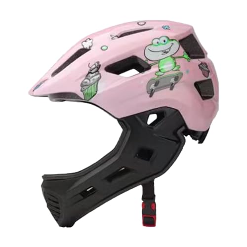 Harilla Fahrradhelm für Kinder, Integralhelm mit Rücklicht, Zubehör für Radfahren und Rollschuhlaufen, Rosa von Harilla