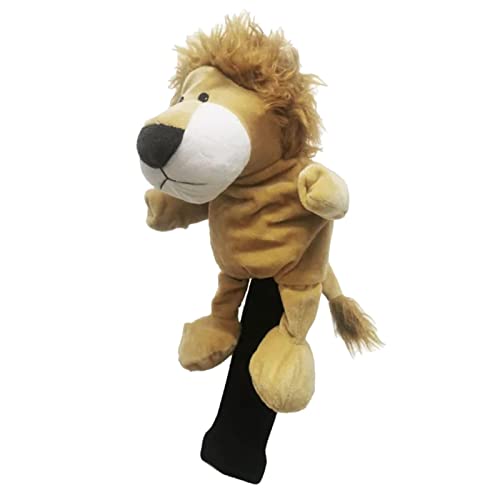 Harilla Golf Club Headcover Niedliche Tragbare Holz Fahrer Kopfbedeckung Cartoon Headcover Schutzhülle für Kopfschutz Kinder, Löwe Harilla Golf Club Headcover Niedliche Tragbare Holz Fahrer Kopfbedeckung Cartoon Headcover Schutzhülle für Kopfschutz Kinder, Löwe von Harilla