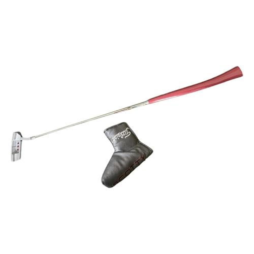 Harilla Golf-Putter mit Schutzhülle, Rechtshänder-Golf-Trainingshilfe, Zinklegierung, Golf-Putting-Übungswerkzeug für Erwachsene, Golfschläger, 33inch von Harilla