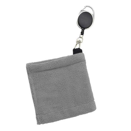 Harilla Golfhandtücher, Golftaschen-Handtuch mit Clip, Sporthandtuch, Wasseraufnahme, kleines Golfball-Handtuch, Reinigungstuch für Ehemann, Grau, Teleskopschnalle Harilla Golfhandtücher, Golftaschen-Handtuch mit Clip, Sporthandtuch, Wasseraufnahme, kleines Golfball-Handtuch, Reinigungstuch für Ehemann, Grau, Teleskopschnalle von Harilla
