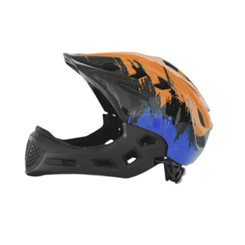 Harilla Kinder Fahrradhelm Fahrradhelm Trendy Schlagfestigkeit Leichter Sporthelm Fahrradhelm für Skateboarding im Freien, Orange Blau Harilla Kinder Fahrradhelm Fahrradhelm Trendy Schlagfestigkeit Leichter Sporthelm Fahrradhelm für Skateboarding im Freien, Orange Blau von Harilla