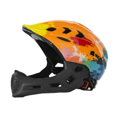 Harilla Kinder Fahrradhelm Rennradhelm Trendy Kinder Fahrradhelm Sporthelm für Skateboarding Outdoor Klettern, Orange von Harilla