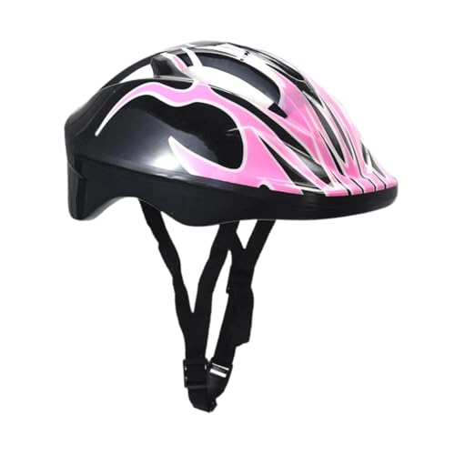 Harilla Kinder Fahrradhelm Teenager Skateboard Helm Kinder Stoßdämpfender Fahrradhelm Skating Helm für Radfahren Outdoor Sport, Rosa von Harilla