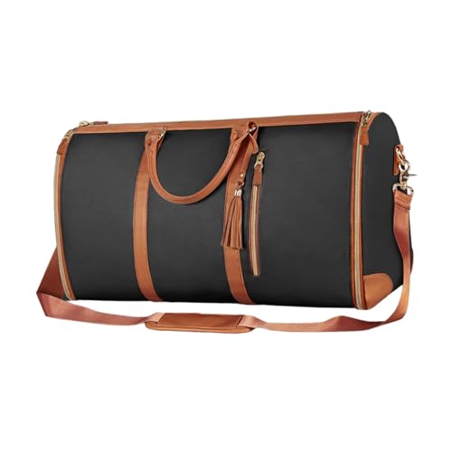 Harilla Kleidersack, Reise-Kleidersack, Schultertasche, Wochenendtasche, Herrenanzug-Reisetasche, Reise-Seesack für Outdoor-Business, Schwarz Harilla Kleidersack, Reise-Kleidersack, Schultertasche, Wochenendtasche, Herrenanzug-Reisetasche, Reise-Seesack für Outdoor-Business, Schwarz von Harilla