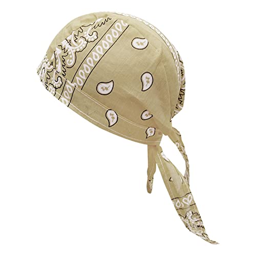 Harilla Männer Frauen tun Rag Riding Bandana Schweißableitende atmungsaktive Kopfbedeckung Motorrad Headwrap, Beige Harilla Männer Frauen tun Rag Riding Bandana Schweißableitende atmungsaktive Kopfbedeckung Motorrad Headwrap, Beige von Harilla