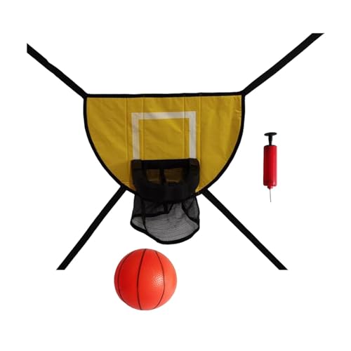 Harilla Mini-Trampolin-Basketballkorb, Trampolin-Zubehör, Geschenk für Basketball-Liebhaber, 1 Kugel von Harilla