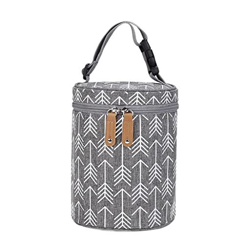 Harilla Multifunktionale Wasserflasche Thermotasche Reiseträger Wärmedämmung Halter Tote 14x14x19cm Baby Fütterwasser Milchflaschenhalter Tasche von Harilla