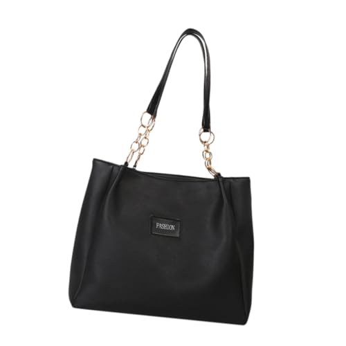 Harilla PU-Umhängetasche, Pendlertasche, große Damen-Tragetasche für Pendeln, Party, Outdoor, Schwarz von Harilla