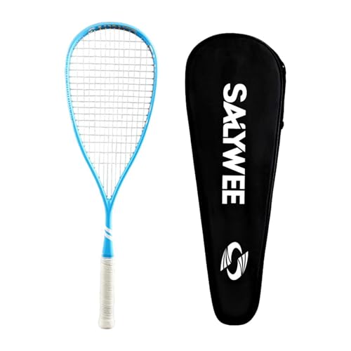 Harilla Pickleball-Paddel Pickleball-Schläger mit ergonomischem Komfortgriff und Tragetasche. Pickleball-Schläger aus Kohlefaser für den Wettkampf, Blau von Harilla