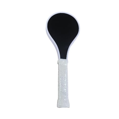 Harilla Pickleball Sweet Paddle, Pickleball-Schläger aus Kohlefaser mit komfortablem, rutschfestem Griff, tragbares Pickleball-Trainingsgerät, Schwarz-Weiss von Harilla