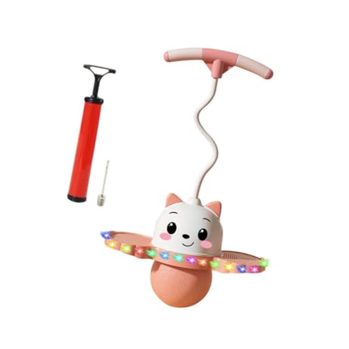 Harilla Pogo-Ball mit Griff, Pogo-Stick, für Kinder mit starkem Griff und Pumpe für Fitnessübungen und Gleichgewichtsfähigkeit, Rosa Harilla Pogo-Ball mit Griff, Pogo-Stick, für Kinder mit starkem Griff und Pumpe für Fitnessübungen und Gleichgewichtsfähigkeit, Rosa von Harilla