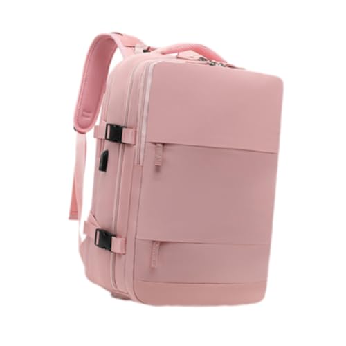 Harilla Reiserucksack Laptop-Rucksack Damen Herren Leichter wasserabweisender Rucksack Lässiger Tagesrucksack für Rucksackreisen, Rosa von Harilla