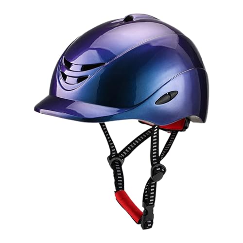 Harilla Reithelm, Starter-Reithut, leichte, verstellbare Reitkappe für Pferdeausrüstung, zum Reiten, Blau Harilla Reithelm, Starter-Reithut, leichte, verstellbare Reitkappe für Pferdeausrüstung, zum Reiten, Blau von Harilla
