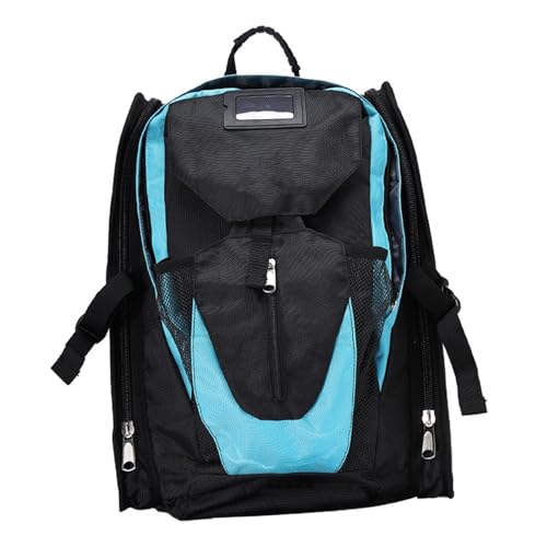 Harilla Rollschuh-Rucksack, Inline-Skating-Tasche, Verstellbarer Schultergurt, Schlittschuh-Tragetasche, Skate-Schuhe, Tasche für Skating-Schuhe, Blau klein von Harilla