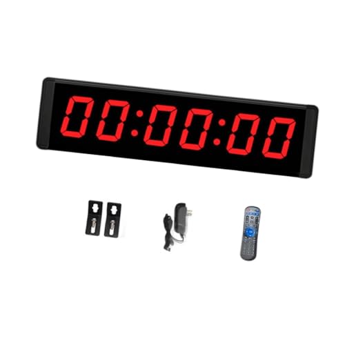 Harilla Rote Farbe LED-Timer Fitness-Timer Digital-Timer Digitalanzeige Vielseitige Digitaluhr LED-Gym-Timer-Uhr für Veranstaltungen Workout, 4 Bit, 1.8 Zoll Harilla Rote Farbe LED-Timer Fitness-Timer Digital-Timer Digitalanzeige Vielseitige Digitaluhr LED-Gym-Timer-Uhr für Veranstaltungen Workout, 4 Bit, 1.8 Zoll von Harilla