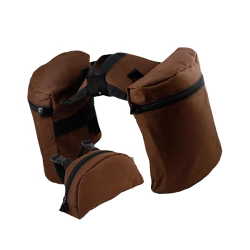 Harilla Sattelhorntaschen-Set, Pferdesatteltasche, Horntasche, Oxford-Stoff, stilvolles Westerndesign, praktische Horntasche, Knauftasche, Combo, Kaffee Harilla Sattelhorntaschen-Set, Pferdesatteltasche, Horntasche, Oxford-Stoff, stilvolles Westerndesign, praktische Horntasche, Knauftasche, Combo, Kaffee von Harilla