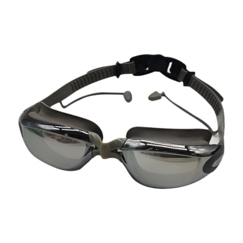 Harilla Schwimmbrille, Schwimmbrille, wasserabweisend, Augenschutz, kein Auslaufen, professionelle Schwimmbrille für Männer und Frauen, Grau von Harilla