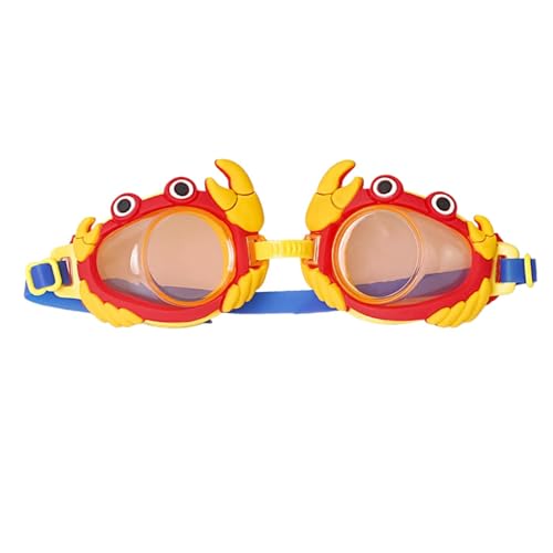 Harilla Schwimmbrille für Kinder, Schwimmbrille für Kinder, verstellbar, für Jungen und Mädchen, klare Sicht, Schwimmbrille mit Antibeschlag für Schwimmpartys, Krabbe Harilla Schwimmbrille für Kinder, Schwimmbrille für Kinder, verstellbar, für Jungen und Mädchen, klare Sicht, Schwimmbrille mit Antibeschlag für Schwimmpartys, Krabbe von Harilla