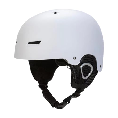 Harilla Skihelm Wintersporthelm Abnehmbarer Innenschuh und Ohrpolster Snowboardhelm Snowboardhelm für Radfahren Teenager, White L von Harilla