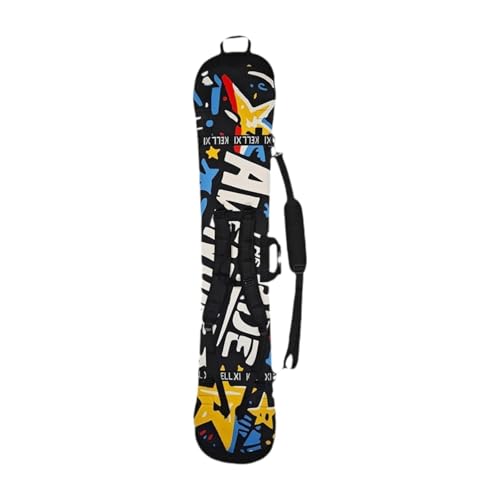 Harilla Snowboard-Hülle, Snowboard-Schutzhülle, Snowboard-Taschengurt, verstärkte Hülle mit offener Bindung, 154 cm von Harilla