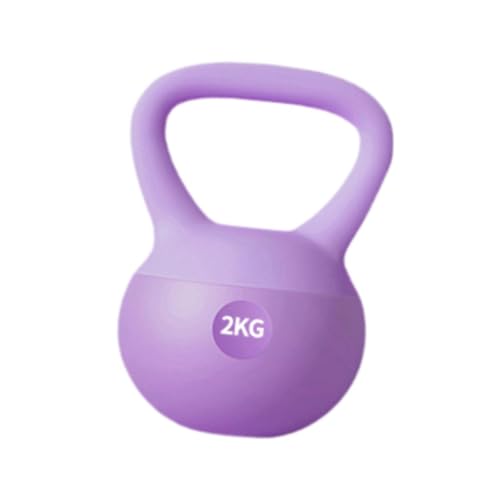 Harilla Soft Kettlebell Fitness Kettlebell Körperübung Vielseitiges Krafttraining Kettlebell Sportgerät für den Sport zu Hause, Lila von Harilla