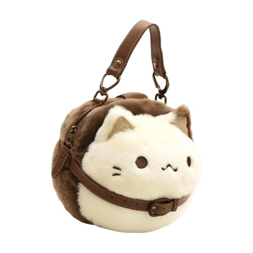 Harilla Süße Katze Plüsch Tasche Kuscheltiere Tasche Schulranzen Urlaub Geschenk weich lustig für Frauen, Style A Harilla Süße Katze Plüsch Tasche Kuscheltiere Tasche Schulranzen Urlaub Geschenk weich lustig für Frauen, Style A von Harilla