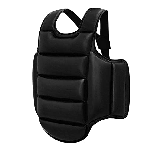 Harilla Taekwondo-Schutzweste Boxen Karate Brustschutz für Unisex Kinder Heavy Punching, schwarz XS Harilla Taekwondo-Schutzweste Boxen Karate Brustschutz für Unisex Kinder Heavy Punching, schwarz XS von Harilla