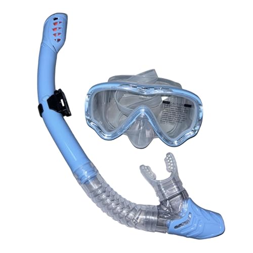 Harilla Tauchmaske und Schnorchel-Set, auslaufsichere Schwimmbrille für Erwachsene, Taucherbrille, Schnorchelausrüstung für Wassersport, Schwimmen, Blau Harilla Tauchmaske und Schnorchel-Set, auslaufsichere Schwimmbrille für Erwachsene, Taucherbrille, Schnorchelausrüstung für Wassersport, Schwimmen, Blau von Harilla