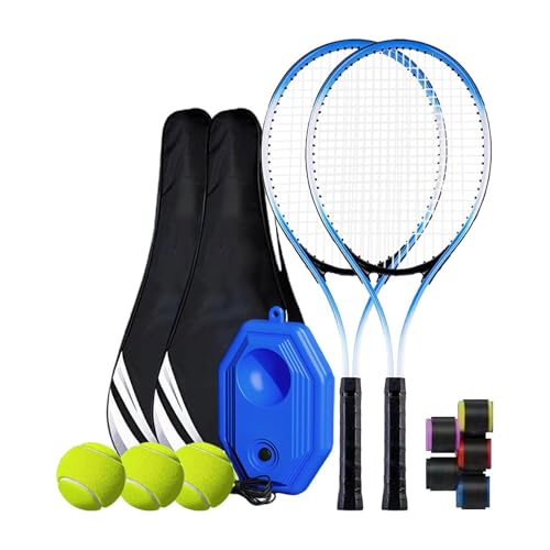 Harilla Tennis Train Ball Selbstübung Professionelles Solo-Training Tennis Rebounder Set für Park Hinterhof Anfänger Spielen, c Harilla Tennis Train Ball Selbstübung Professionelles Solo-Training Tennis Rebounder Set für Park Hinterhof Anfänger Spielen, c von Harilla