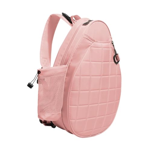 Harilla Tennisschläger-Umhängetasche, Tennis-Tragetasche, Anfänger, professionelle große Tennis-Handtasche mit Reißverschluss, Tennistasche, ROSA von Harilla