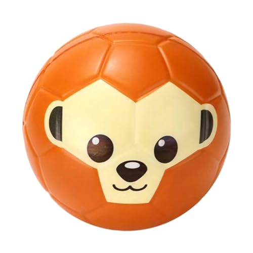 Harilla Tier-Weichball, Kinder-Fußball, süßes Geschenk, Kinder-Cartoon-Sport-Fußball, Spielzeug, pädagogischer Weichball für Spiele im Freien, Affe von Harilla