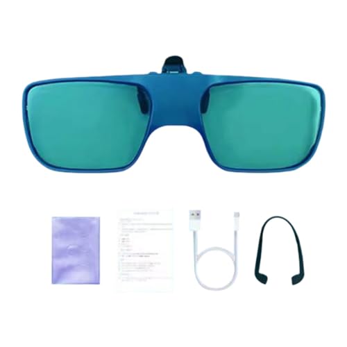 Harilla Trainings-Stroboskop-Brille, Sport-Trainingsbrille mit Klemme, leichte Hand-Augen-Koordinations-Dribbling-Brille für Fußball-Teenager von Harilla