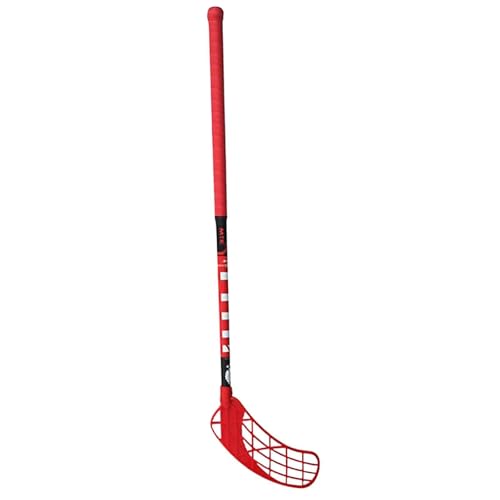 Harilla Unihockeyschläger zum Üben, vielseitig einsetzbar, bequemer Ersatz, einfach zu verwendender Trainings-Hockeyschläger für den Innenbereich für, Rote rechte Hand von Harilla