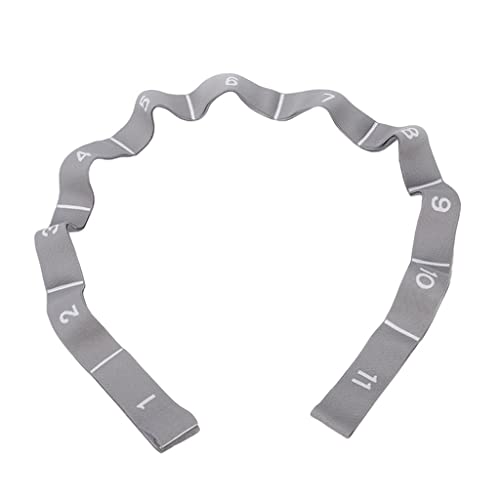 Harilla Yogagurt, Stretchgurt mit Mehreren Schlaufen, Elastische Stretchbänder für Übungen, Körperübungen, Pilates, Und, Gray_11 Loops Harilla Yogagurt, Stretchgurt mit Mehreren Schlaufen, Elastische Stretchbänder für Übungen, Körperübungen, Pilates, Und, Gray_11 Loops von Harilla