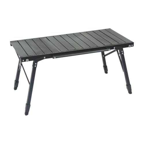 Klapptisch Igt Tisch Mehrzweck-Campingmöbel Abnehmbarer Campingtisch Camptisch für Hof Angeln Grillen Camping Garten, Schwarz 96x46x63cm Klapptisch Igt Tisch Mehrzweck-Campingmöbel Abnehmbarer Campingtisch Camptisch für Hof Angeln Grillen Camping Garten, Schwarz 96x46x63cm von Harilla